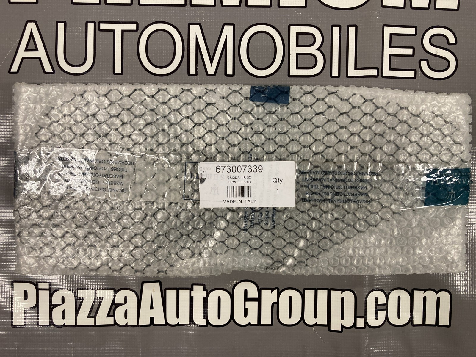 OEM Maserati Left-Hand Grid, Quattroporte, Ghibli, 673007339