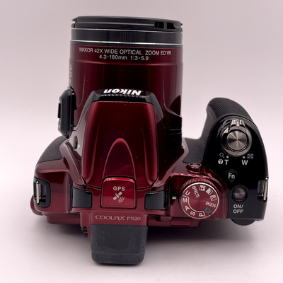 Nikon Coolpix P520 18.1MP Digital Camera – Red – Does Not Turn On