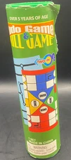 Ludo Game & Mill Game Vintage Sealed New Tube Rare Find Two in One