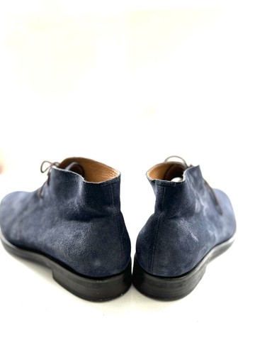 BOTA CHUKKA JOHN WHITE AUGUTA HOMBRE GAMUZA AZUL CON CORDONES AL TOBILLO TALLA UK 8 - Imagen 8 de 12