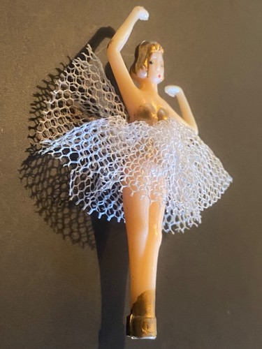 Vintage Antique Ballet Dancer Mini Small Size Doll Plastic - Bild 4 von 7
