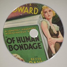 OF HUMAN BONDAGE 1934 DVD PUBLIC DOMAIN FILM BETTE DAVIS, LESLIE HOWARD