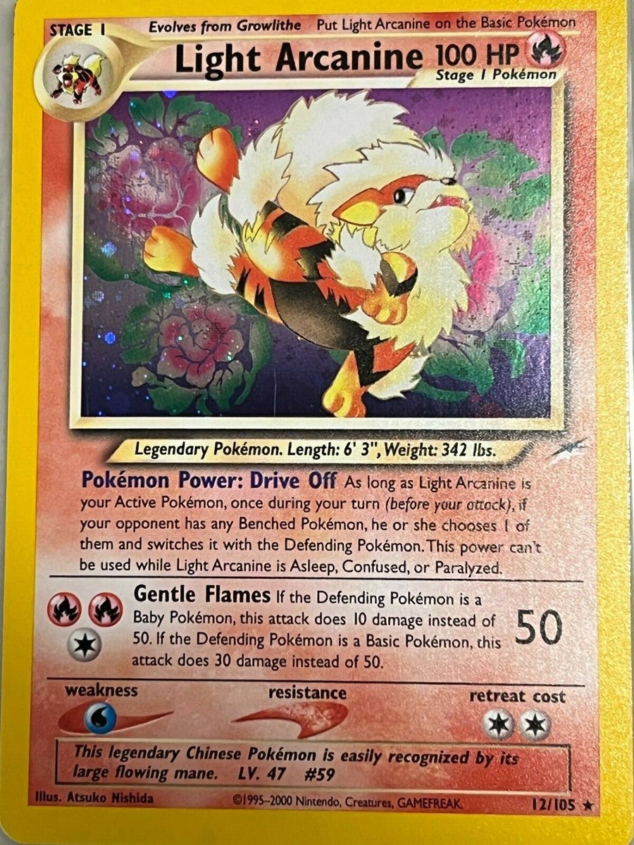 light arcanine 12/105 | eBay