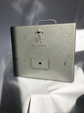 Vintage metal Brumberger slide case splicer With 8 Vintage Movie reel Cases