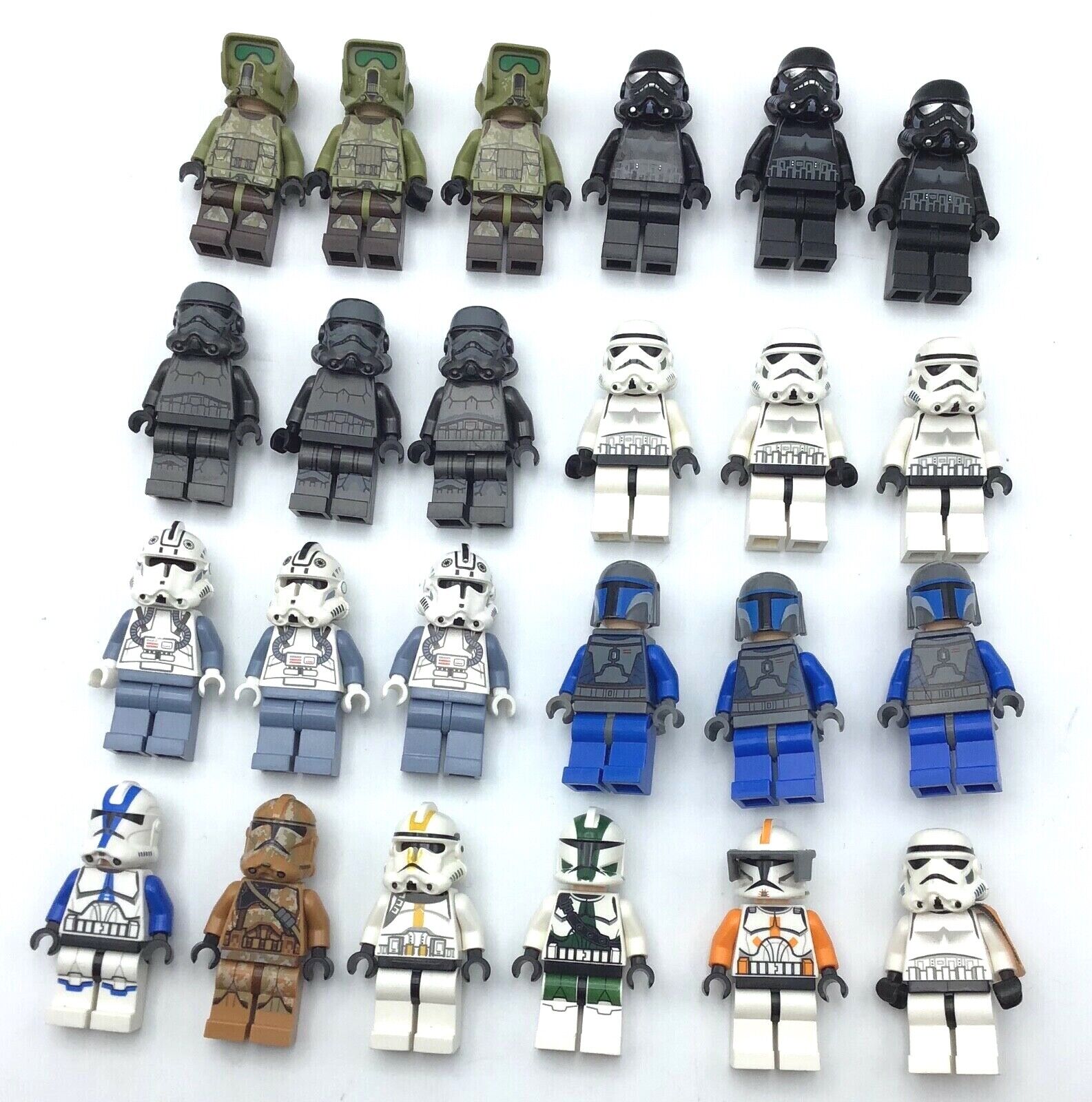 LEGO STAR WARS CLONE TROOPER MINIFIGURES & COMMANDERS MANY RARES YOU CHOOSE  TYPE