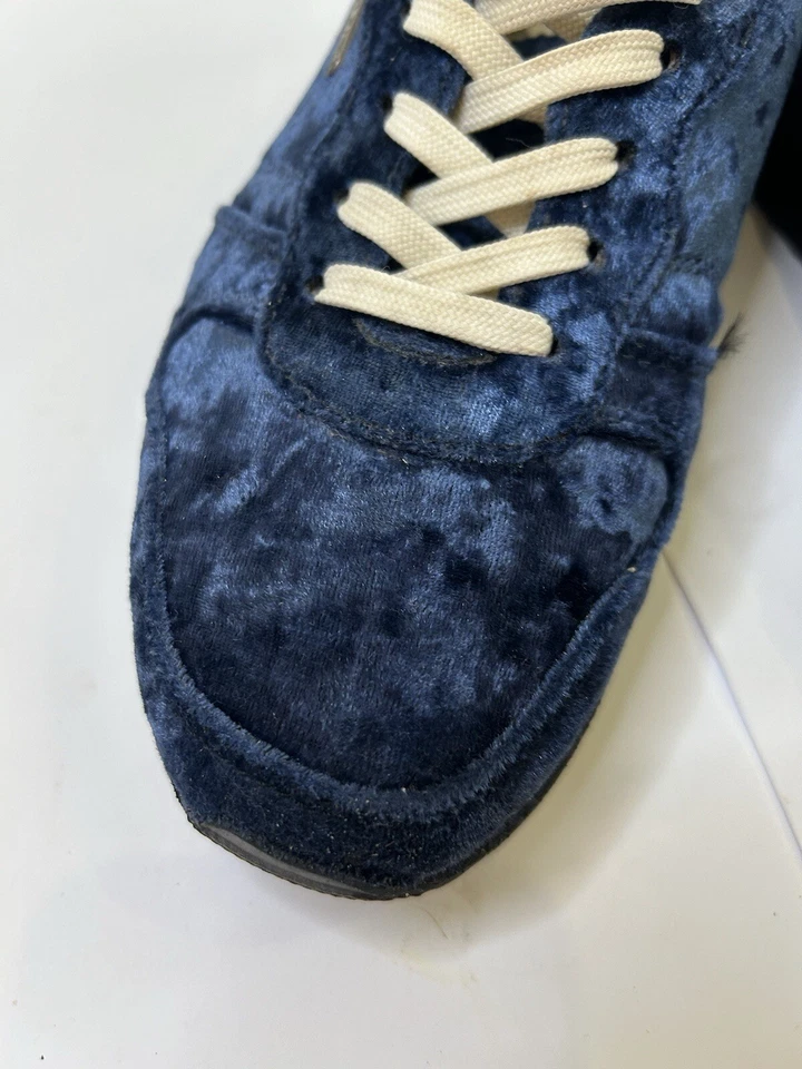 Pepe Jeans Zapatos Tenis Talla 9 Terciopelo Azul Usado Foto 4 de 4