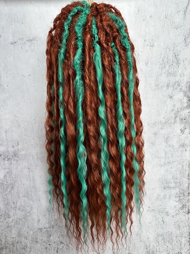 Estensioni riccioli dreadlock 54 DE dreads sintetici - Foto 3 di 11