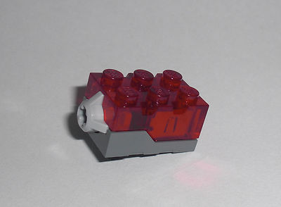 LEGO 1x Lichtstein rot / red - Light Brick Licht LED Leuchtstein 54930c01 10237