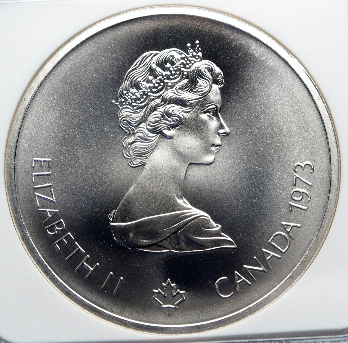 1973 CANADA Queen Elizabeth II Olympics Montreal City Silver $10