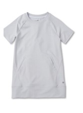 Avia Girls Gray Studio Active Tunic Top With Pockets Semi Fitted Shirt