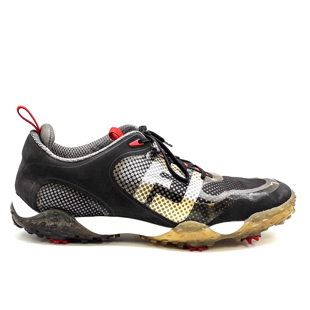 FootJoy Freestyle Golf Shoes Mens 13 M Flex Zone Spiked Black Red 57333 Flex - FootJoy main image 2