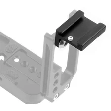 2Pcs Universal Aluminum Alloy Cold Shoe Mount Adapter Base 90 Degree for  Camera