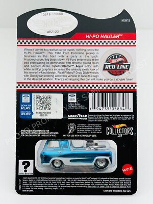 Hot Wheels 2022 RLC Redline Club HI-PO HAULER Blue #13619/30000