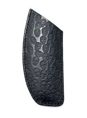 Strider SMF Leather Sheath Black Handcrafted.
