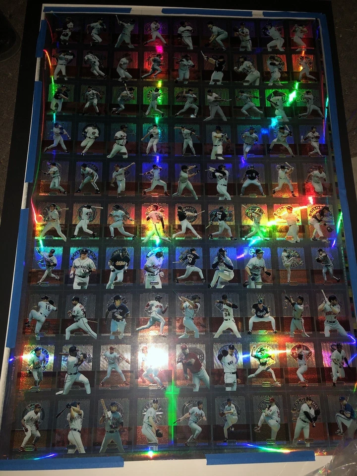 1995 BOWMAN'S BEST REFRACTOR SGW PRODUCTION FILM PROOF #63 LARRY WALKER ROCKIES - Image 3 of 3