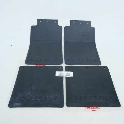 SUZUKI JIMNY SJ SAMURAI SIERRA FRONT AND REAR MUDFLAPS MUD FLAPS SET Genuine - Picture 1 of 9