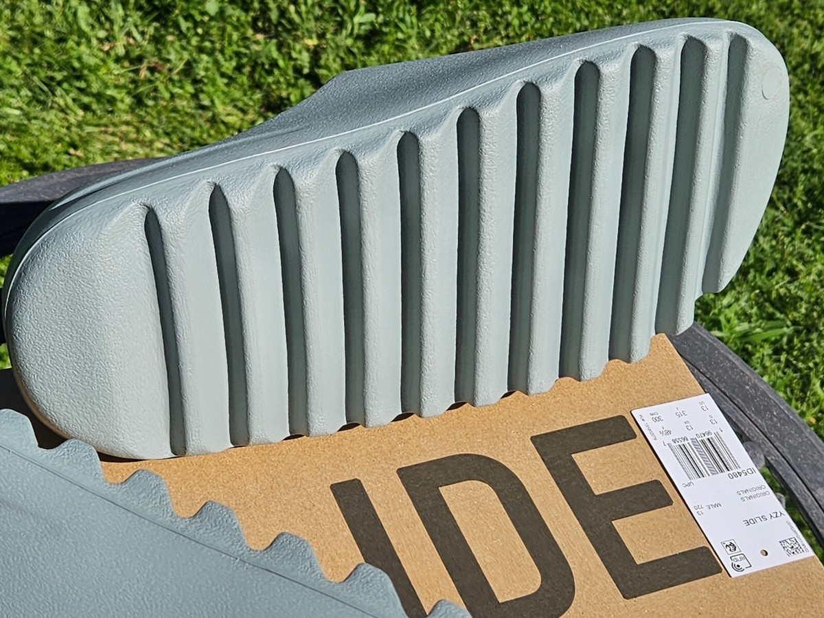 🔥 AUTHENTIC Light Blue Adidas Yeezy Slide SALT ID5480 US 🔥 AUTHENTIC Light Blue Adidas Yeezy Slide SALT ID5480 US