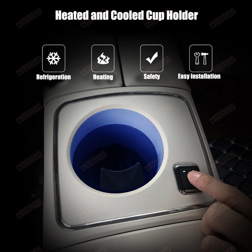 Portavasos consola central con calefacción y refrigeración para Mercedes-Benz Clase E W213 Foto 4 de 4