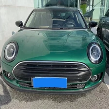 ABS Carbon Fiber Head Light Lamp Cover Trim For MINI CLUBMAN F54 2015-2023