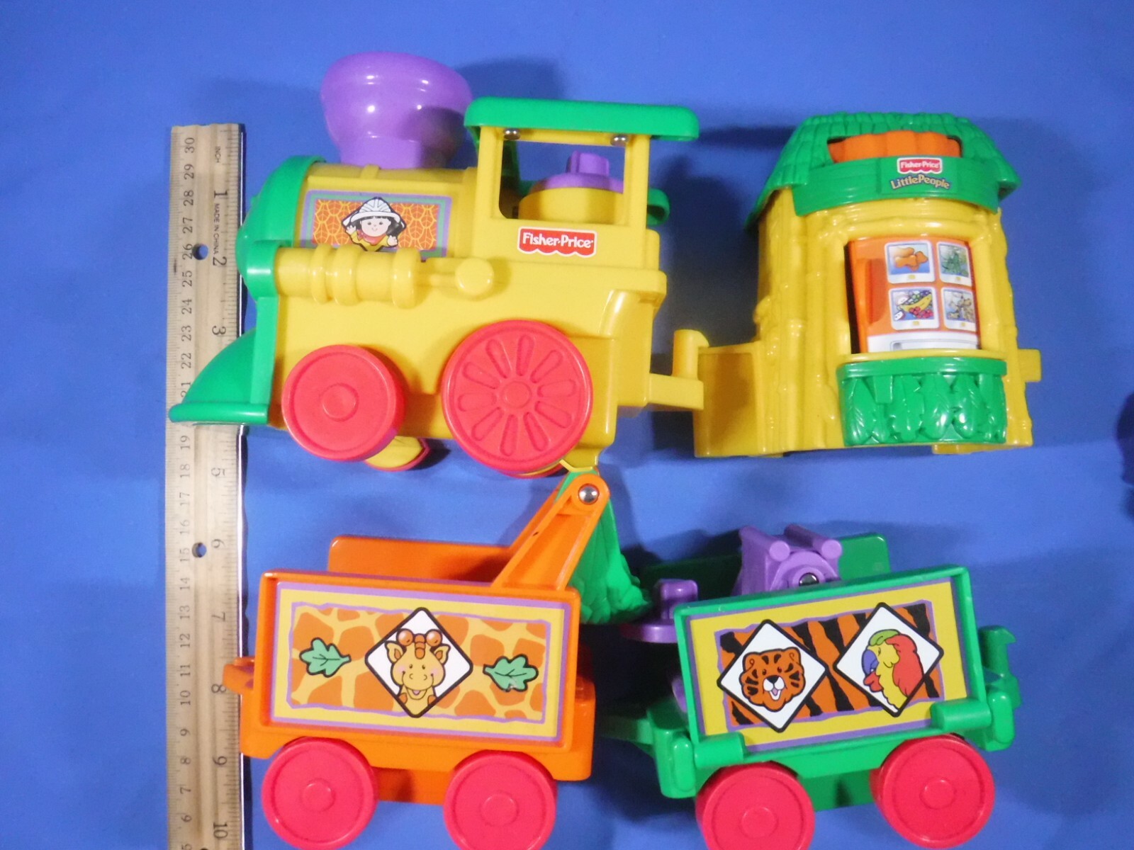 fisher price little zoo train