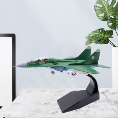 MIG-29 Fighter Diecast Ausstellungsmodell im Maßstab 1/100 mit Ständer 18x12cm