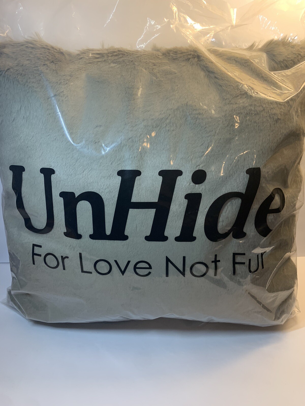 UnHide Super Soft Squish Throw Pillow, Taupe (Brown) 20"x20” NWT, FAST Ship