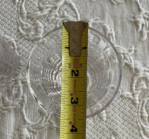 Lenox Starfire? Crystal 5" Tumblers Glasses Lenox on Bottom - Set Of 4 Beautiful - Picture 14 of 15