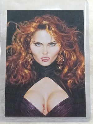 Crimson Embrace Promo Card All-Luster Chrome Comic Images Saddle Brook USA 1998 