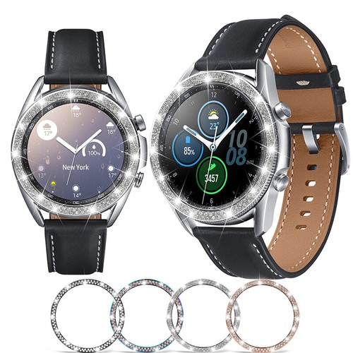 For Samsung Watch 3 4 41 45 42 46mm Rhinestone Bezel Frame Ring Case Metal Cover Ebay