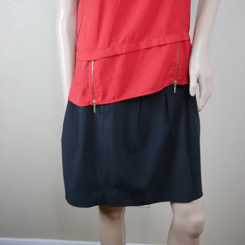 BCBG MaxAzria Black Waist Mini Skirt Cotton Size 8