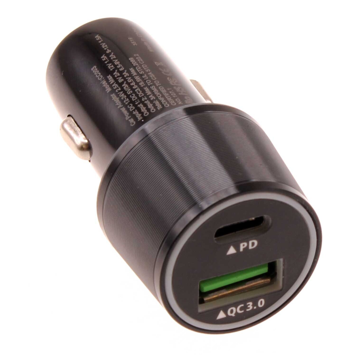 For Samsung Galaxy Z Fold Flip - 36W Quick Car Charger 2-Port USB Type-C PD
