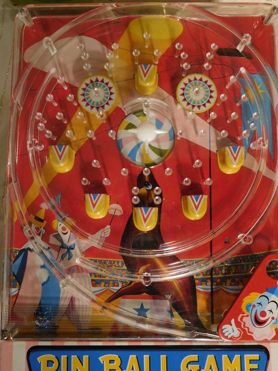 Vintage Japan Mini Pinball Unused in Original Box ~ w