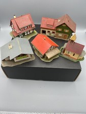 Spur H0 Faller Gebäude ländliche Häuser, Bauernhof aus Anlagenrückbau, 5 Stück