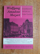 Symphony In D 'Haffner' by Mozart - vintage score published Faber