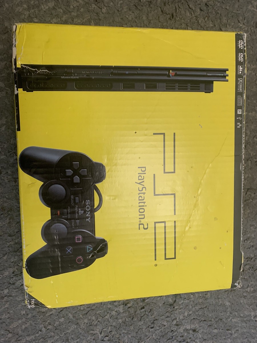 Sony PlayStation 2 Charcoal Black Console (SCPH-70000 CB