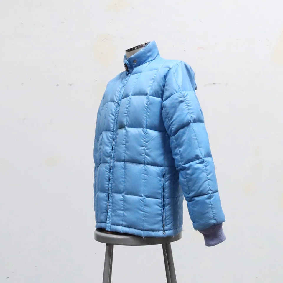 Vintage 70s Gerry Quilted Down Puffer Jacket Size M L Made in USA Hiking - Image 2 of 4