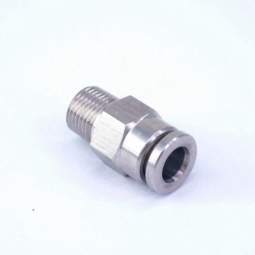 Fit Tube 4-16mm To Male Thread 304 Stainless Straight Pneumatic Pushfit Fitting - Picture 22 of 72