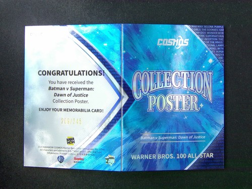 2024 KAKAWOW Cosmos Warner Bros. Batman Superman Poster Booklet /245 #05 - Picture 2 of 2