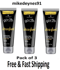 Got 2B Glued Ultra Styling Gel 6oz-- 3 Packs