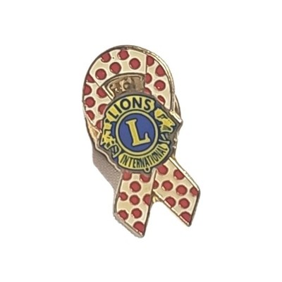 Lions Club International Foundations Measles initiative 1 Shot 1 Life Pin