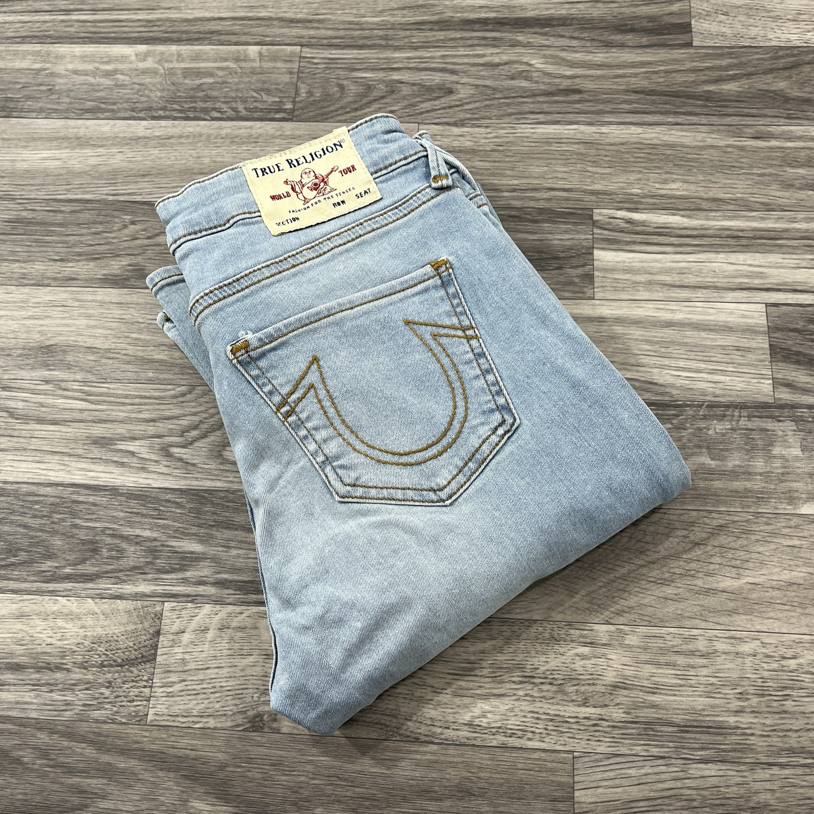 True Religion Billie Mid Rise Straight Jeans Women’s Size 27 NWT