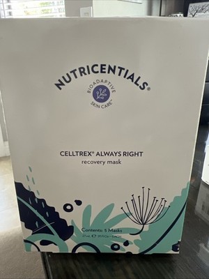 Nu Skin  NuSkin  Nutricentials Celltrex  Always Right Recovery Mask 5pc 
