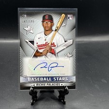 2022 Topps Richie Palacios Rookie Baseball Stars Auto Autograph Black /199
