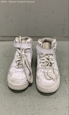 Nike Air Force 1 Mid Boys White Athletic Shoes - US 6.5Y - UK 6 - EU 39