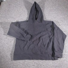 Lululemon Hoodie Womens 10 Black Pullover Sweatshirt Logo Pockets Athletic Cozy