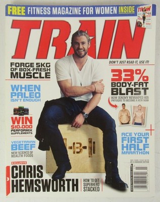 Train Magazine 2015 Chris Hemsworth Ronda Rousey Fitness Muscle Workout MZ4