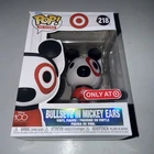 Funko Pop Bullseye Mickey Ears #218 Target Dog Disney 100 Target Exclusive