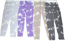 4 Pack Women's Workout Yoga Leggings Purple Lavender Gray Brown Size Small