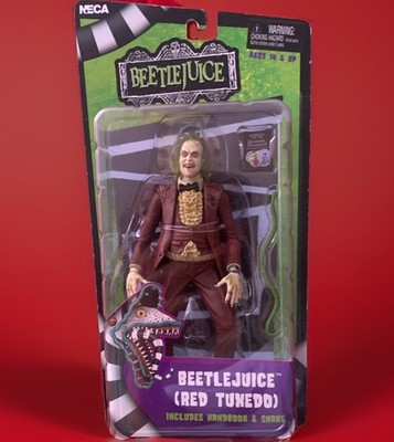 NEW NECA Beetlejuice RED TUXEDO  ACTION FIGURE COLLECTIBLE  *FREE SHIPPING*