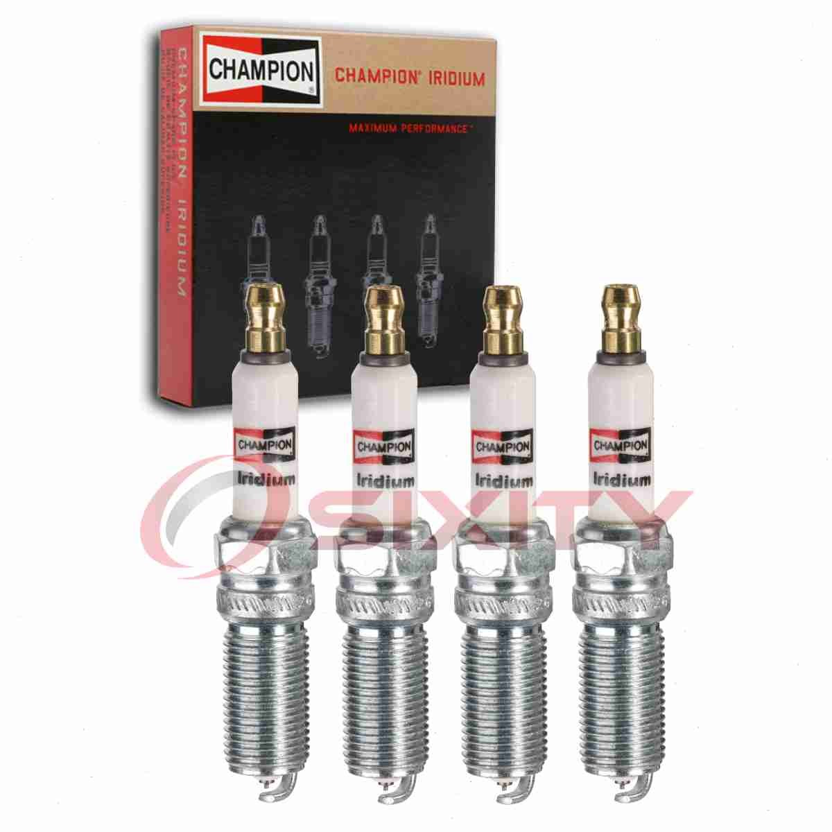 4 pc Champion Iridium Spark Plugs for 2013-2020 Ford Fusion 2.0L L4 Ignition vx